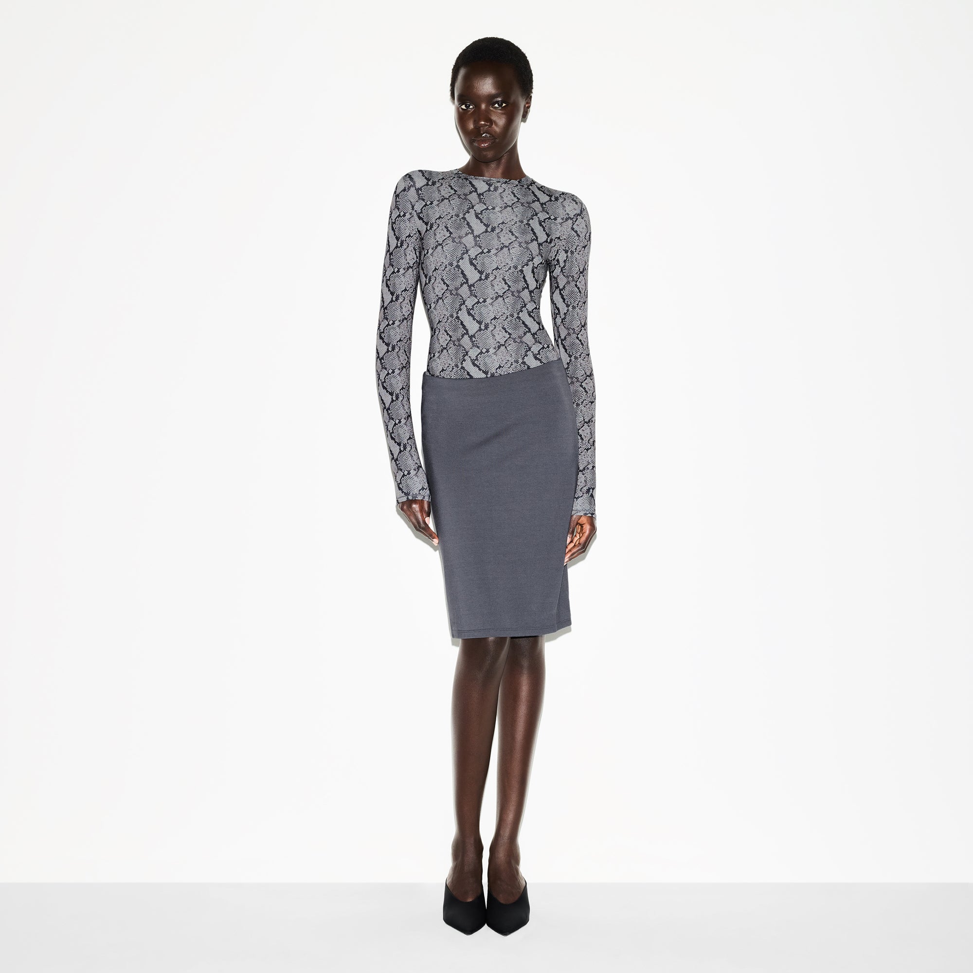 Long Sleeve Crew Neck Bodysuit