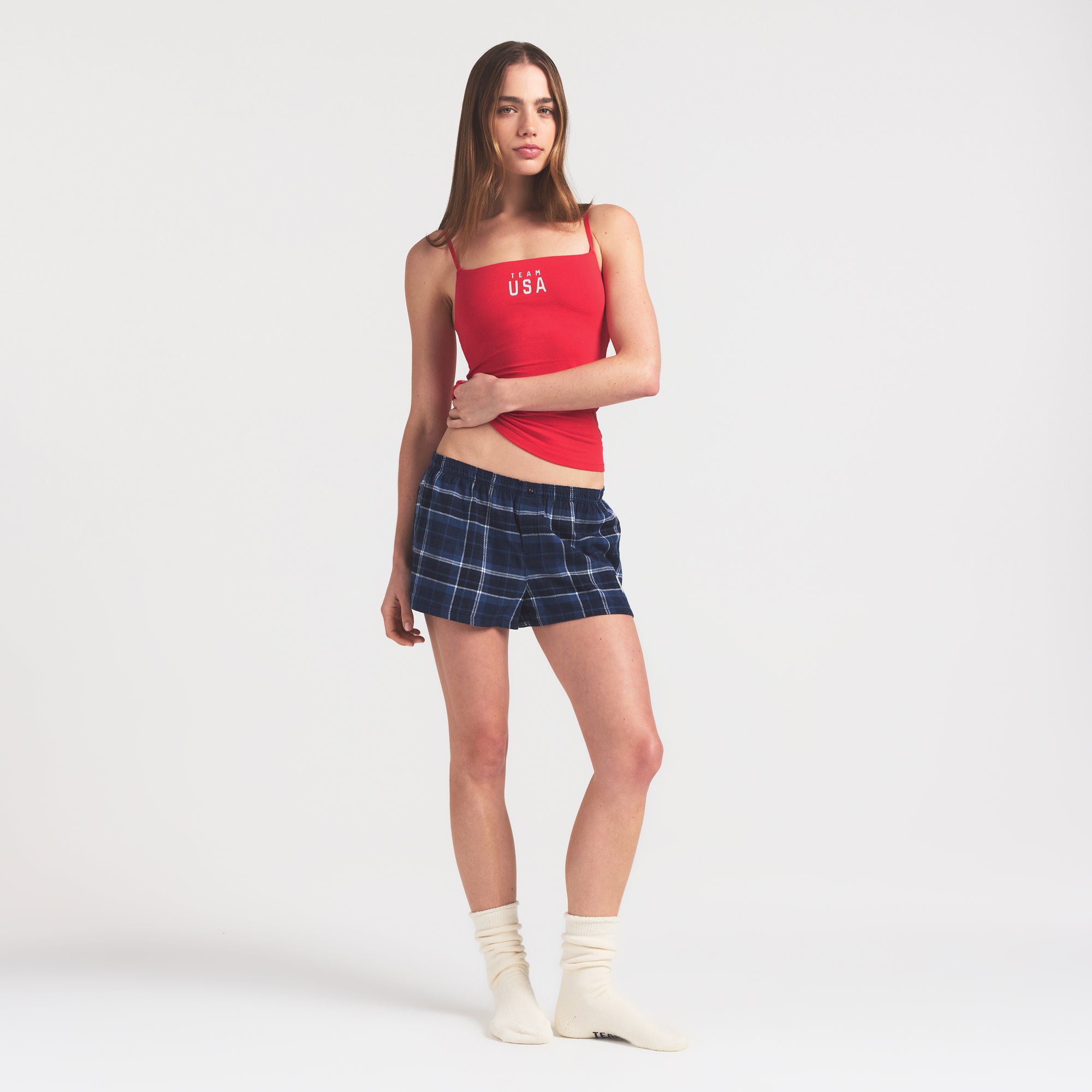 Flannel Sleep Olympic Short