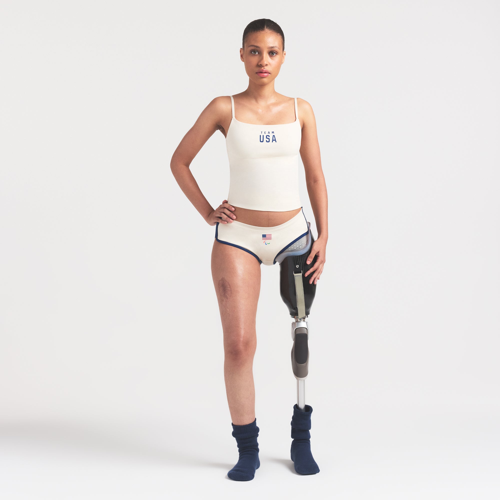 Cotton Jersey Paralympic Dolphin Boy Short