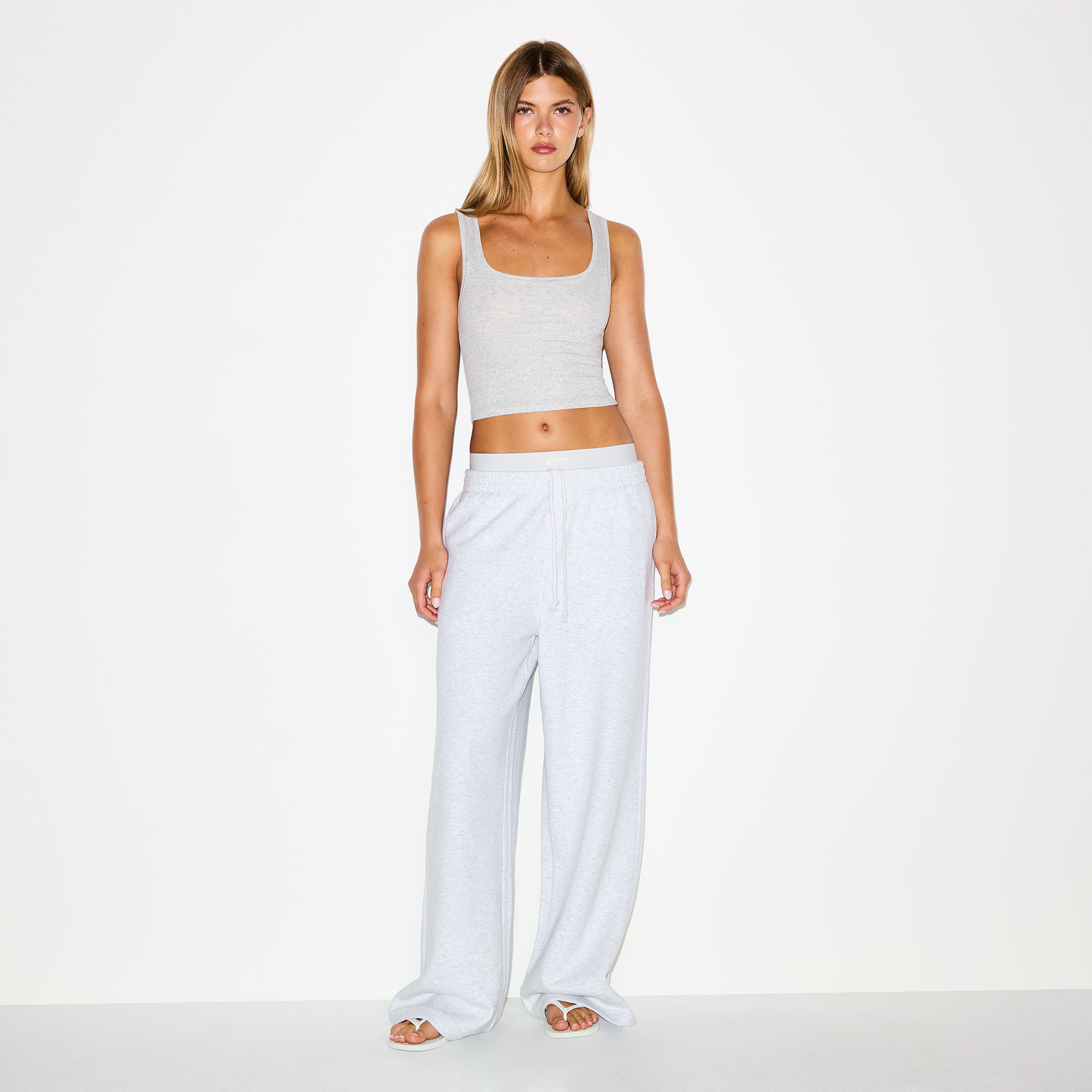 Oversized Double Waistband Pant