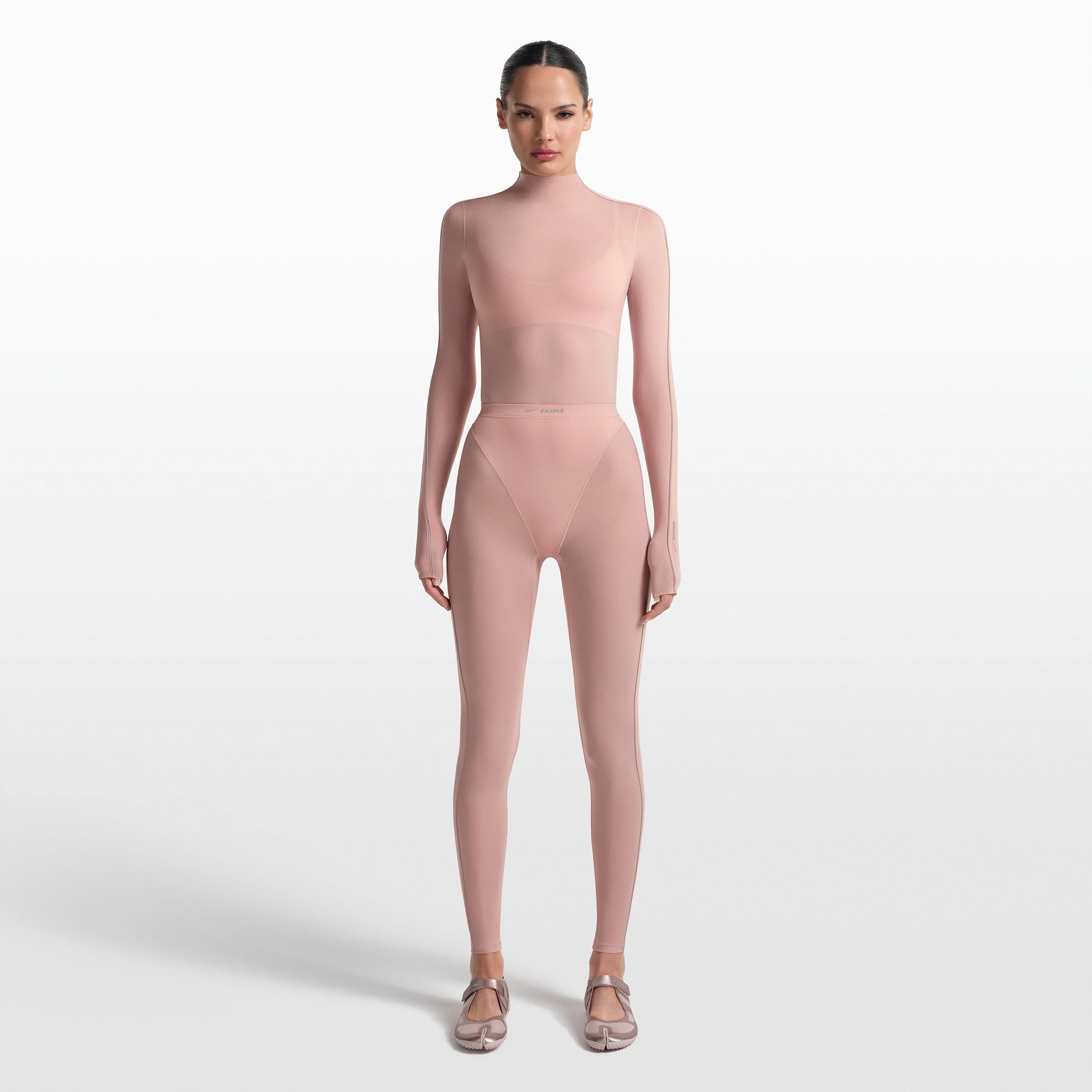 Mock Neck Long Sleeve Top