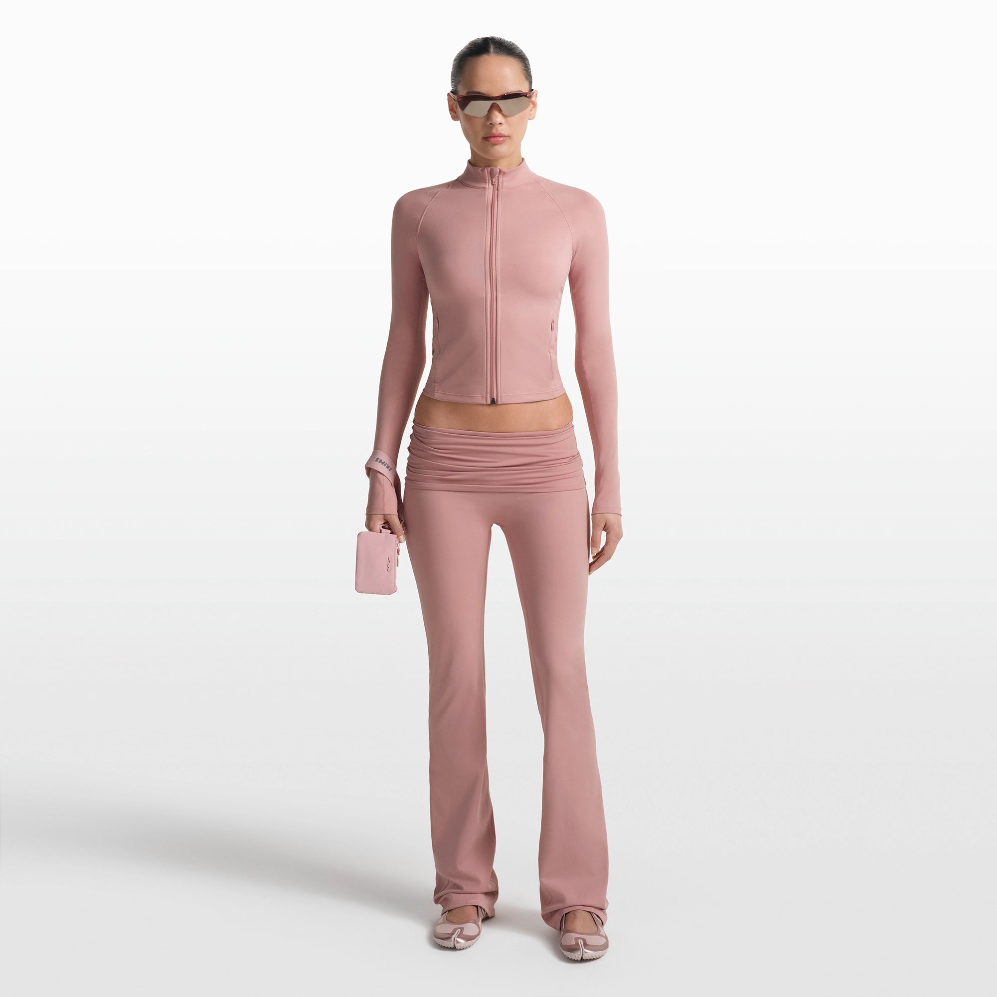 Mock Neck Full Zip Jacket